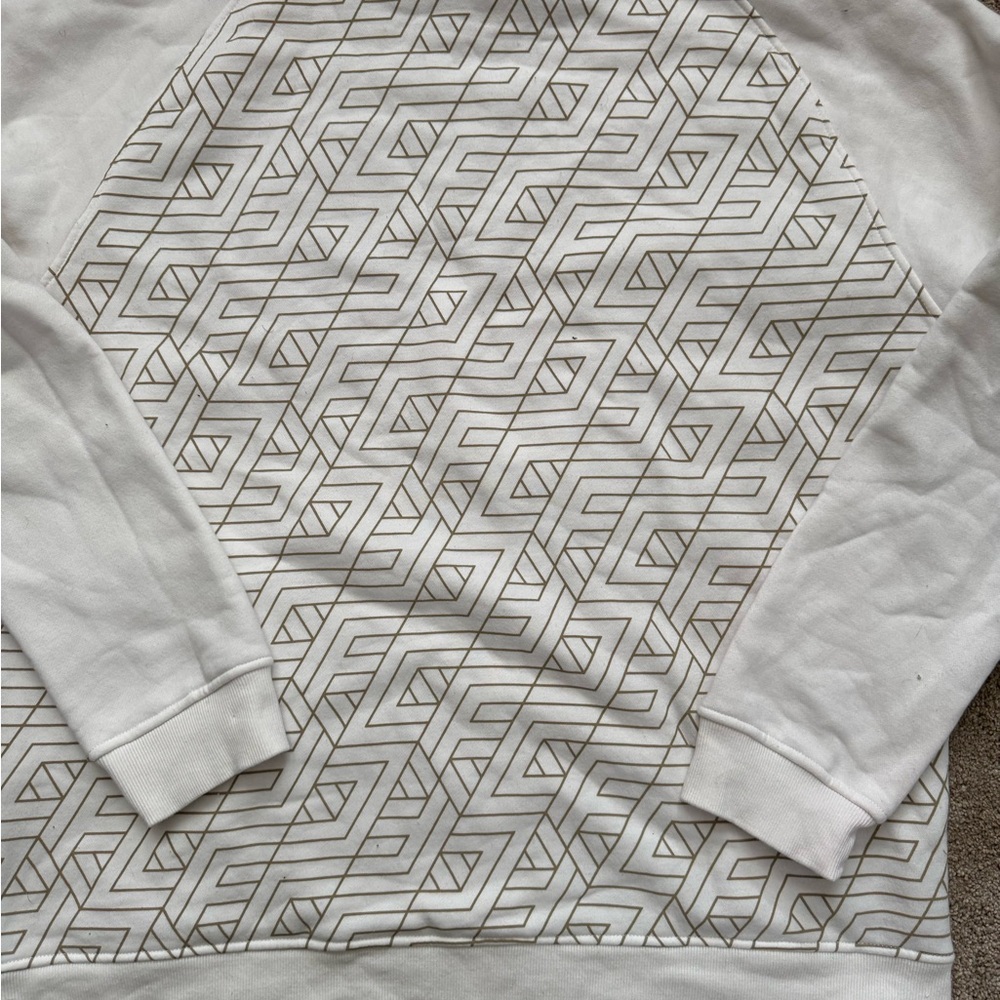 #105 FC CINCINNATI (FOR CINCY FOR CLUB) Stylish White and Tan Hoodie - Picture 12 of 16